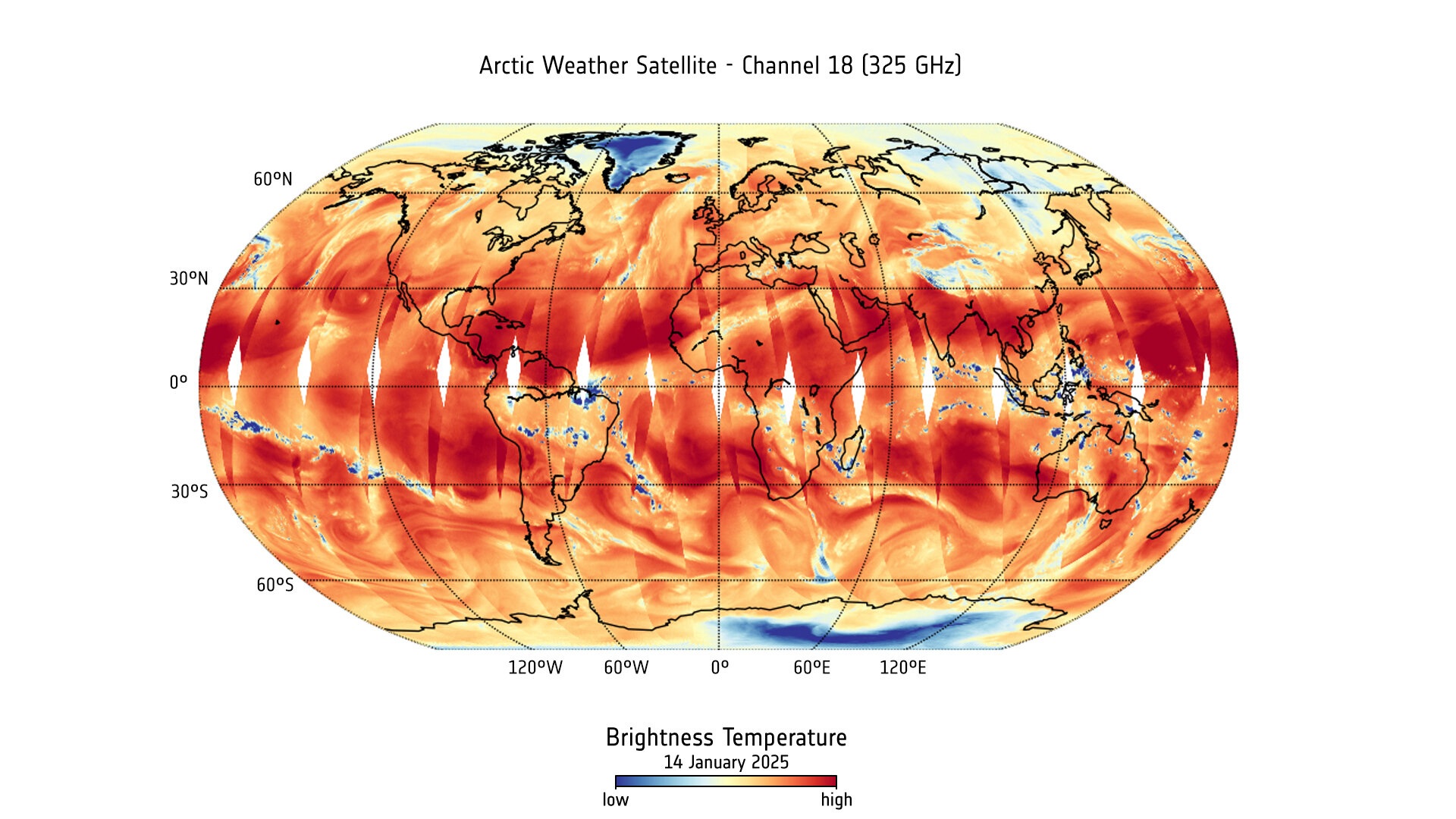 ESA Arctic Weather Satellite forbedrer overvåking og værvarsling i Arktis.