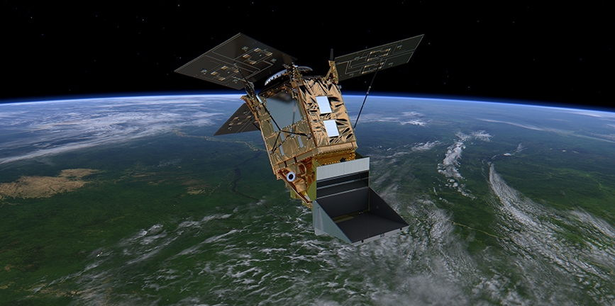 Sentinel-5P kartlegger atmosfæren daglig og gir åpne data om luftforurensning og klimagasser. Foto ESA ATG